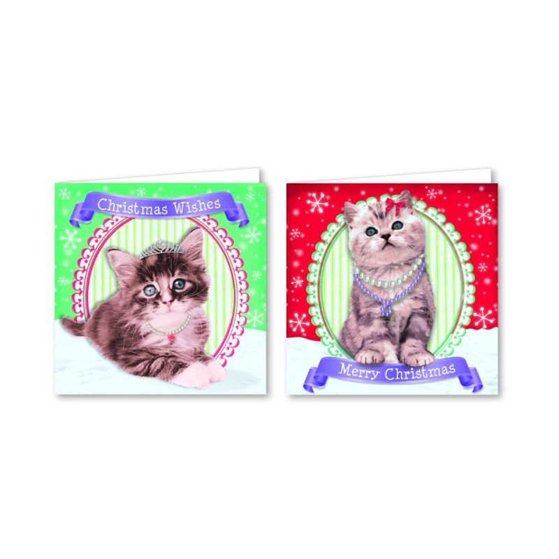 20 Christmas Cards (Photographic Kitten)